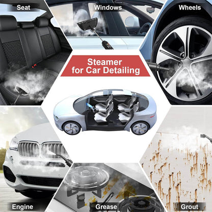 Limpiador a vapor de alta presión de 2500W con guantes