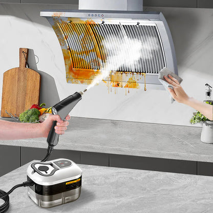 Limpiador a vapor de alta presión de 2500W con guantes