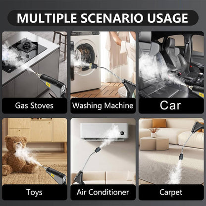 Limpiador a vapor de alta presión de 2500W con guantes